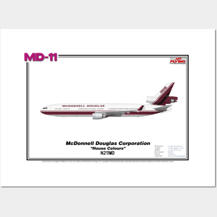 McDonnell Douglas MD-11 - McDonnell Douglas "House Colours" (Art Print) Posters and Art